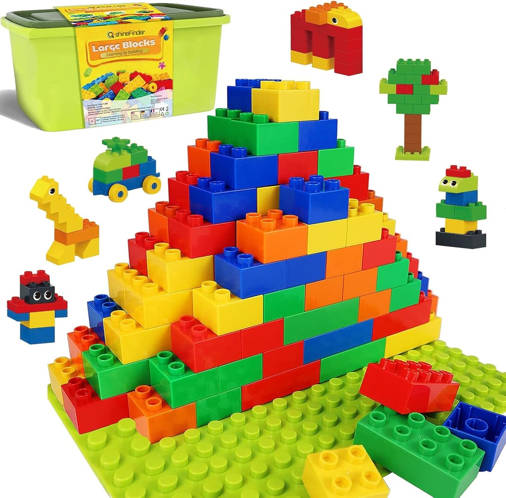 ShineFinder Large Building Blocks for Toddlers from 3 Years